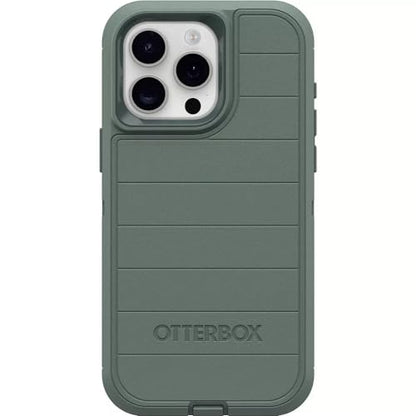 OtterBox iPhone 15 Pro Max (Only) - Defender Series Case - Forest Ranger (Green) - Screenless - Rugged & Durable - with Port Protection - Holster Clip Includes - Microbial Defense Protection - color: Forest Ranger (Green)