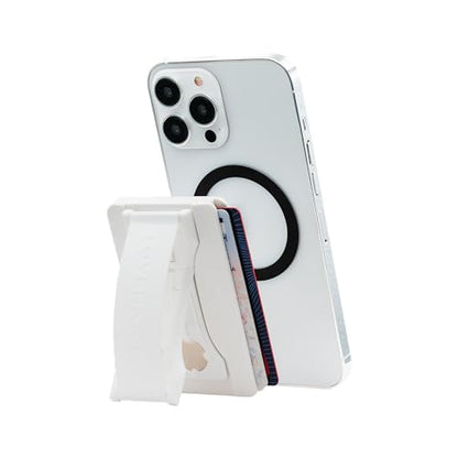 LOVEHANDLE Wallet for MagSafe + Kickstand - White - color: White