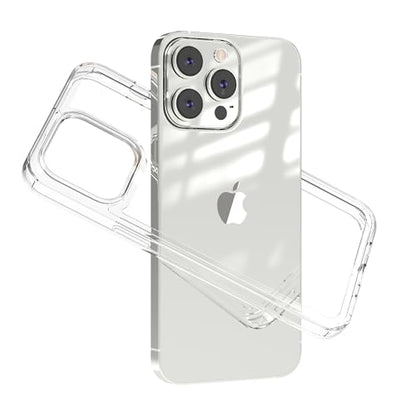 for iPhone 14 Pro Max Clear Bumper Frame No-Back Case, Slim Fit Ultra-Light Anti-Yellowing Transparent Protection Heat Dissipation Bezel Phone Cover Case 6.7" - color: Clear, size: iPhone 14 Pro Max