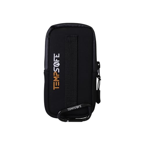 TempSafe – The OG Sauna Phone Case | Thermal Phone Pouch for iPhone & Android | Prevents Overheating, Extends Battery Life in Cold Weather | Neoprene Water-Resistant Sleeve with Carabiner (Large)