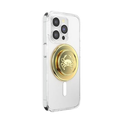 PopSockets Phone Grip for MagSafe, Magnetic Holder- Enamel Dungeness - color: Enamel Dungeness, style: MagSafe