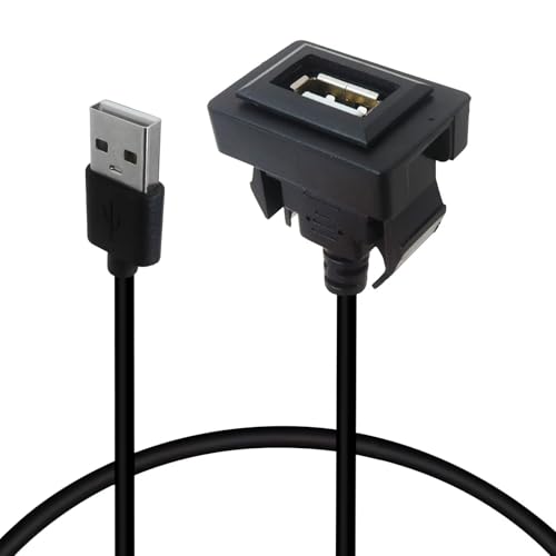JURENGUDF Male to Female USB Power Socket Adapter, USB Port Car Charger Designed for Toyota Previa 2016