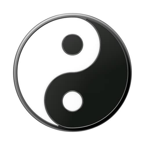 PopSockets Adhesive Phone Grip, Holder- Enamel Yin Yang - color: Yin Yang, style: Adhesive