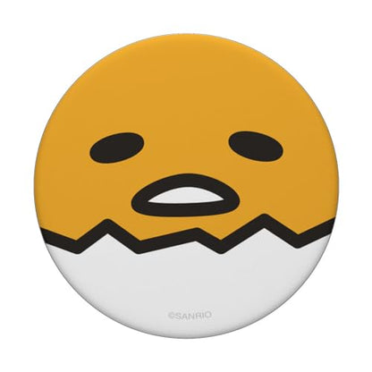 Gudetama Lazy Egg Open Face PopSockets Stand for Smartphones and Tablets PopSockets Adhesive PopGrip