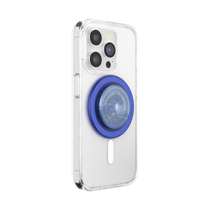 PopSockets Phone Grip for MagSafe, Magnetic Holder- Translucent Ocean - color: Translucent Ocean, style: MagSafe