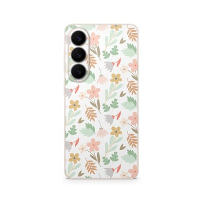 Phone Skin Compatible with Samsung Galaxy S26 - Neutral Flowers - Premium 3M Vinyl Protective Wrap Decal Cover - Easy to Apply | Crafted in the USA by MightySkins - color: Neutral Flowers, size: Galaxy S26 (Back Wrap), style: Matte Finish