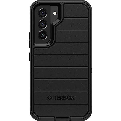 OtterBox Defender Series Case for Samsung Galaxy S22 (Only) - Holster Clip Included - Microbial Defense Protection - Non-Retail Packaging - Black - color: Black