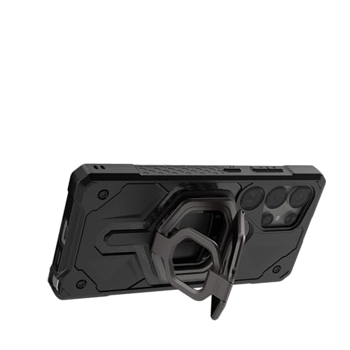 URBAN ARMOR GEAR UAG Magnetic Ring Stand Monarch Mag2 w/Built-in Bottle Opener - Ultra-Strong Double Magnet MagSafe Compatible Metal Phone Ring Grip 360 Rotation Multi-Functional Kickstand, Gunmetal
