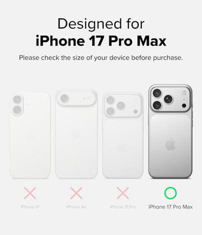 Ringke for iPhone 17 Pro Max Case [Alles Pro Black] | Compatible with MagSafe, 360° Rotating Kickstand, Camera Control Capture Button Protection, Powerful Magnet - color: Black, size: iPhone 17 Pro Max