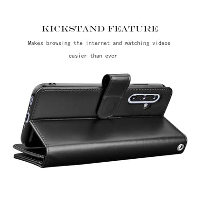 Njjex Galaxy A36 5G Case, for Samsung Galaxy A36 5G Wallet Case, [9 Card Slots] PU Leather ID Credit Holder Folio Flip [Detachable] Kickstand Magnetic Phone Cover & Lanyard for Samsung A36 [Black] - color: Black