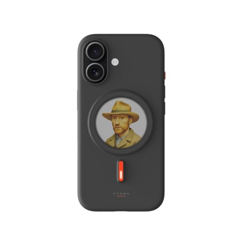 Instant Custom Case for iPhone 17 (Black) | Battery-Free E Ink Phone Case, Personalize Your Case with Photos & AI Creations, MagSafe Compatible - color: Black, size: iPhone 17