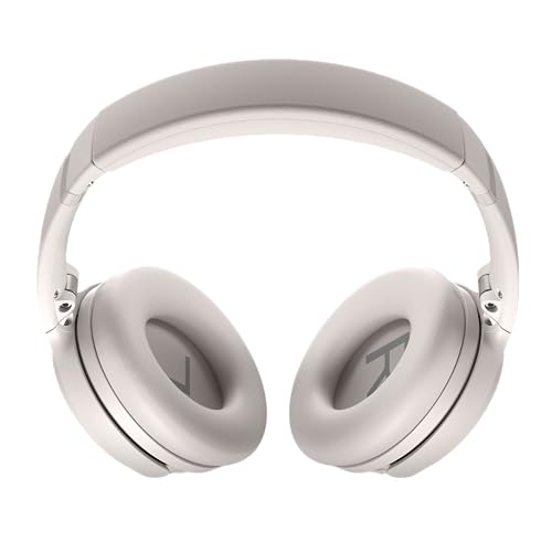 Bose QuietComfort Headphones - Wireless Bluetooth Headphones, Active Over Ear Noise Cancelling and Mic, USB-C Charging, Deep Bass, Up to 24 Hours of Playtime, White Smoke - color: White Smoke