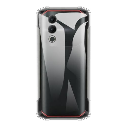 Phone Case for Doogee Blade 10 Power - Clear | 6.56" Slim Shockproof Protective Cover, Anti-Scratch Soft Silicone Rubber Gel Bumper Shell - color: Clear