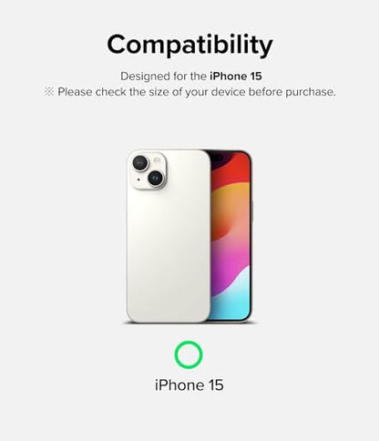 Ringke for iPhone 15 Screen Protector [Full Cover Glass] | Custom-Fit Installation Tool, Case Friendly Shatterproof Premium 9H Hardness Tempered Glass - size: iPhone 15