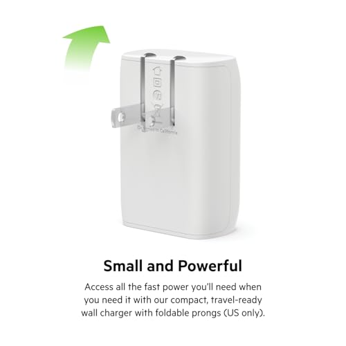 Belkin 30W Compact USB C Charger Block, USB C to Lightning Cable - style: 30W + Lightning Cable