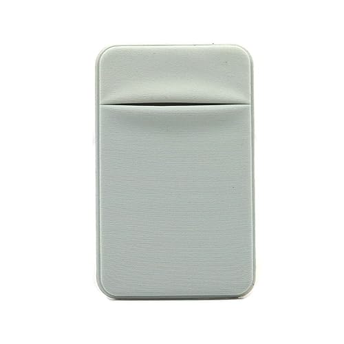 Adhesive Phone Wallet & Card Pouch for Cell/Mobile Phone (Gray) - color: Gray