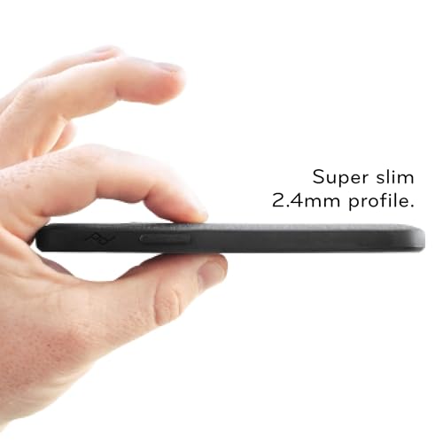 Peak Design Mobile Everyday Phone Case for iPhone 16 Plus, Sage, Slim Profile, Drop Protection, Weatherproof Fabric Shell, SlimLink Connects to Mobile Mounts & Gear - color: Sage
