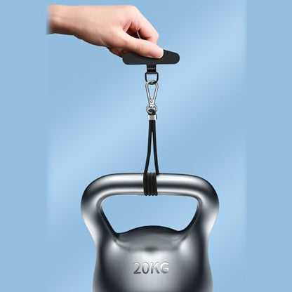 TENOC Metal Phone Tether Tab, 2Pcs, Black - color: Black