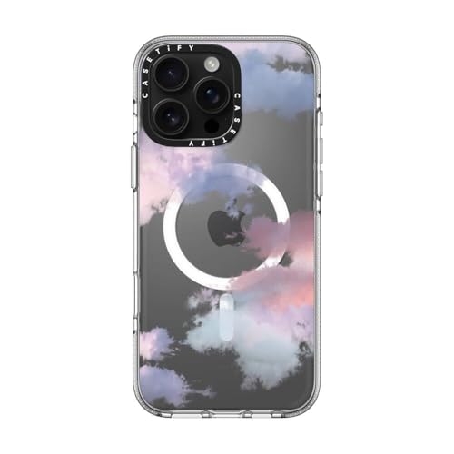 CASETiFY for iPhone 16 Pro Max Case - Impact Clear Compatible with MagSafe | Not Yellowing | 6.6 ft. 3x Military Grade Drop Protection | Clouds | Clear - color: Clouds, size: Iphone 16 Pro Max (6.9")