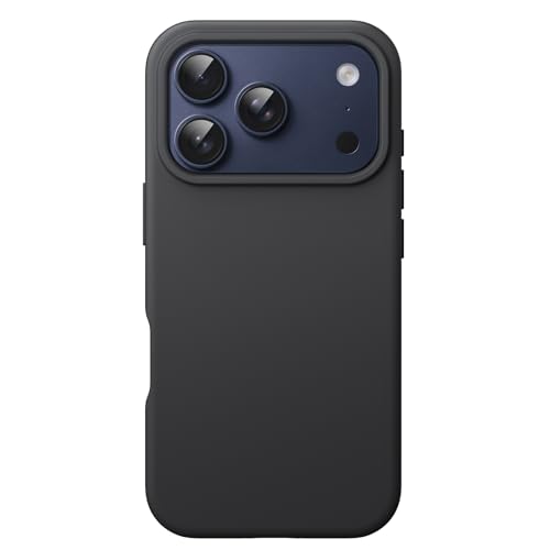 JETech Silicone Case for iPhone 17 Pro, Black - color: Black, size: iPhone 17 Pro