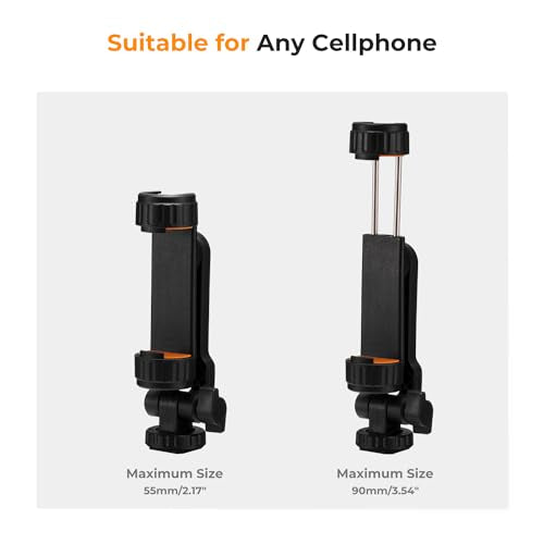 K&F CONCEPT Phone Tripod Mount, Universal Smartphone Adapter - style: Mobile Phone Holder