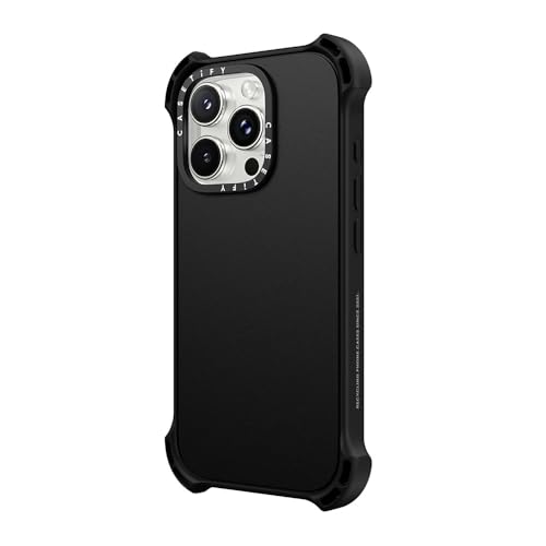 CASETiFY for iPhone 16 Pro Case - Bounce Compatible with MagSafe | Shockproof | 21.3 ft. 6X Military Grade Drop Protection | Matte Black - color: Matte Black, size: Iphone 16 Pro (6.3")