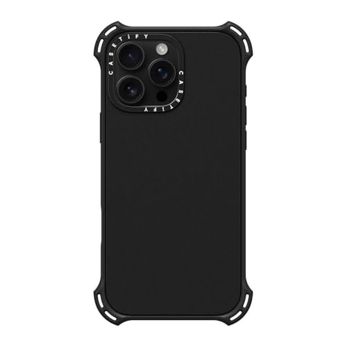 CASETiFY for iPhone 16 Pro Max Case - Bounce Compatible with MagSafe | Shockproof | 21.3 ft. 6X Military Grade Drop Protection | Matte Black - color: Matte Black, size: Iphone 16 Pro Max (6.9")