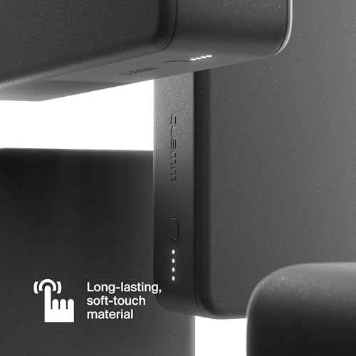 Clemm Portable Charger 30000mAh, Power Bank for iPhone, Samsung, iPad & Laptops, 3 Ports (USB-A + 2× USB-C), Quick Charge & Power Delivery, Up to 6 Phone Charges or 1 Laptop Charge, Graphite