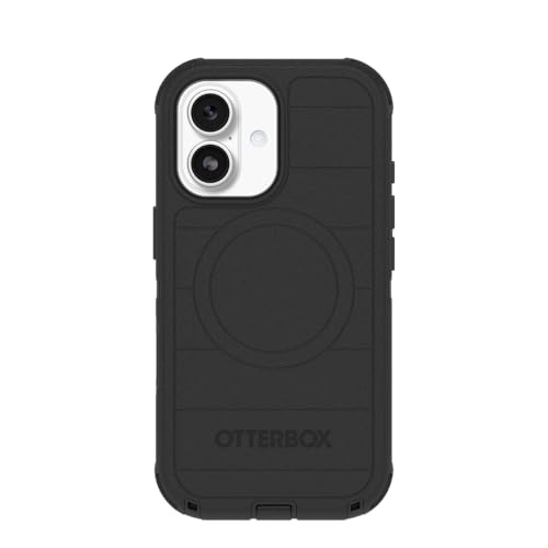 OtterBox iPhone 17 Defender Pro Series Case - Black | Tough, Rugged & Durable iPhone Case, Snaps on MagSafe, Multi-Layer, Impact Absorbing iPhone Case - color: Black, style: iPhone 17