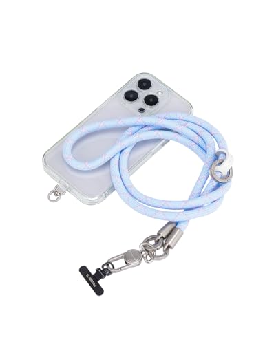 Phone Lanyard×1,Phone Tether Tab×2, Crossbody Cell Phone Lanyard,Rope Lanyard,Universal Adjustable Phone Strap (SkyBerry-S) - color: Skyberry-s