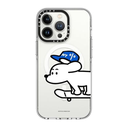 CASETiFY for iPhone 13 Pro Case - Impact Clear Compatible with MagSafe | Not Yellowing | 6.6 ft. 3x Military Grade Drop Protection | Skater JOHN (Standard) | Clear - color: Skater JOHN (Standard), size: Iphone 13 Pro (6.1")