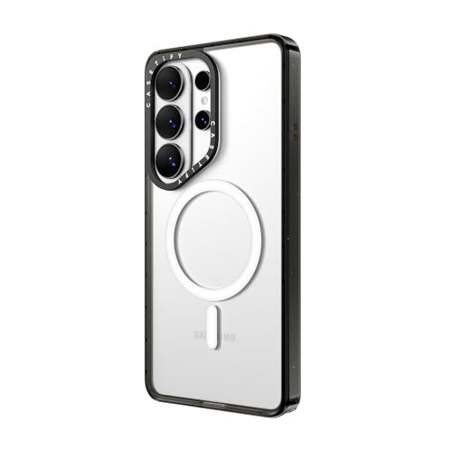 CASETiFY for Galaxy S26 Ultra Case - Impact Magnetic Clear Black | Wireless charging and MagSafe compatible | 8.2 ft. 4x Military Grade Drop Protection | Black - color: Clear Black, size: Galaxy S26 Ultra (6.9")