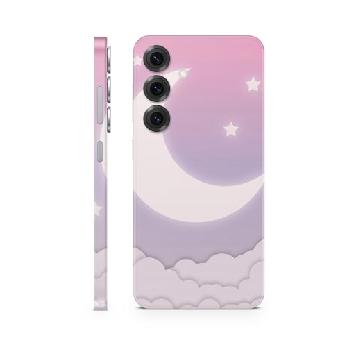 Phone Skin Compatible with Samsung Galaxy S25 - Baby Moon - Premium 3M Vinyl Protective Wrap Decal Cover - Easy to Apply | Crafted in The USA by MightySkins - color: Baby Moon, size: Galaxy S25 (Full Wrap), style: Matte Finish
