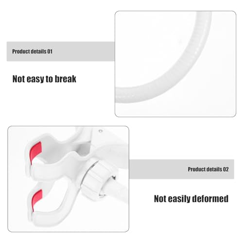 Beaupretty Gooseneck Phone Holder Flexible Long Arm Cell Phone Mount with Stable Clamp for Bedside Desk Headboard Compatibility for Smartphones