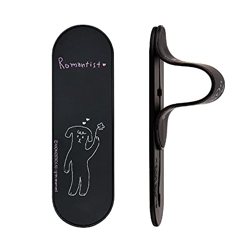 Momostick Flatstick, Cell Phone Finger Grip Strap Holder for Hand, Cell Phone Stand, New Slim Finger Loop Selfie Grip Compatible with Most Smartphones-Romanticist - color: Romanticist