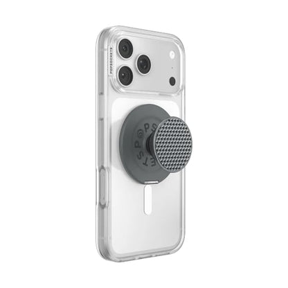 PopSockets Kick-Out Grip for MagSafe, Kickstand- Knurl Gunmetal - color: Knurl Gunmetal, style: MagSafe Kick-Out