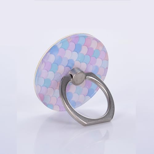 4PACK Phone Ring Holder Stand, Cute Mermaid Ring Stand Holder 360 Rotation Finger Grip Mount for Smartphones and Tablets (Mermaid) - color: Mermaid
