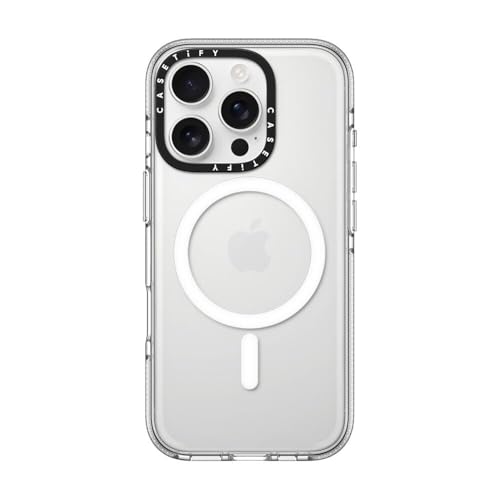 CASETiFY for iPhone 16 Pro Case - Impact Clear Compatible with MagSafe | Not Yellowing | 6.6 ft. 3x Military Grade Drop Protection | Clear - color: Clear, size: Iphone 16 Pro (6.3")
