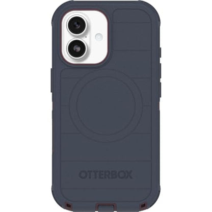 OtterBox iPhone 17 (Only) - Defender Series Case - Indigo Tulip (Blue & Purple) - Snaps on MagSafe - Tough - Rugged & Durable - color: Indigo Tulip (Blue & Purple), style: iPhone 17