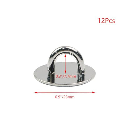 Phone Charm Hook Adhesive Phone Finger Grip Hook, Round - style: Round, Silver