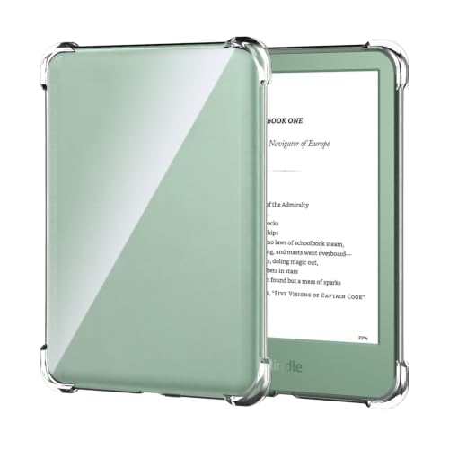 Clear Case for 6" All-New Kindle 11th Generation 2022 & 2024 Release, Slim Flexible Transparent TPU Silicone Cover, Airbag Shockproof Anti-Yellow Anti-Scratch Protective E-Reader Case - size: 6" Kindle 11th Generation 2024/2022