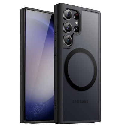 JETech Magnetic Case for Samsung Galaxy S23 Ultra, Black - color: Black
