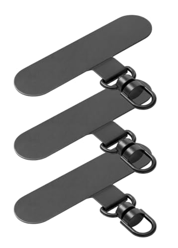Cell Phone Lanyard Tab, Heavy Duty Universal Lanyard Tab - color: Black