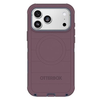 OtterBox iPhone 17 Pro (Only) - Defender Series Case - Tulipwood Glow (Purple & Blue) - Snaps on MagSafe - Tough - Rugged & Durable - color: Tulipwood Glow (Purple & Blue), style: iPhone 17 Pro
