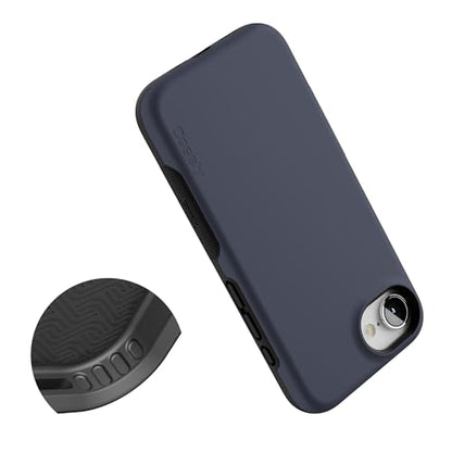 Casely iPhone 16e Case | The Boyfriend Collection | Slate Blue | Bold Protective Design | MagSafe Compatible Design - color: The Boyfriend Collection | Slate Blue