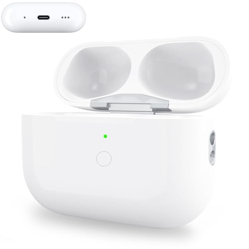 Wireless Charging Case for AirPods Pro 3 USB C Prot with Bluetooth Button, Replacement Charger Cases Compatible with AirPod Pro 3rd Gen Charger Case Type-c, (No Earbuds)