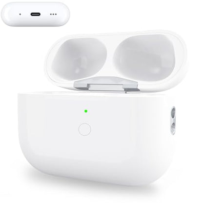 Wireless Charging Case for AirPods Pro 3 USB C Prot with Bluetooth Button, Replacement Charger Cases Compatible with AirPod Pro 3rd Gen Charger Case Type-c, (No Earbuds)