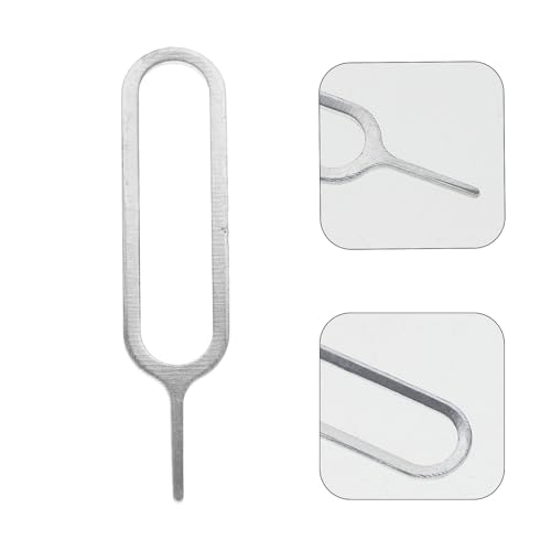 500pcs Sim Card Ejector Pins Silver for Mobile Device Users