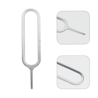 500pcs Sim Card Ejector Pins Silver for Mobile Device Users