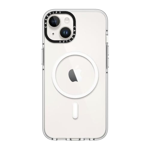 CASETiFY for iPhone 14 Case - Impact Clear Compatible with MagSafe | Not Yellowing | 6.6 ft. 3X Military Grade Drop Protection | Clear - color: Clear, size: Iphone 14 (6.1")